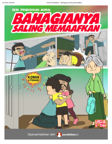 Bahagianya Saling Memaafkan